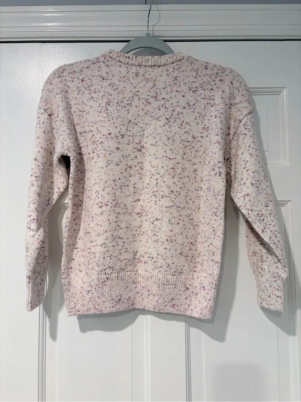GAP Cream Speckled Crewneck Sweater